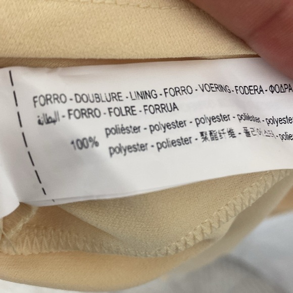 Zara Fitted Midi Dress Yellow L - Picture 10 of 11